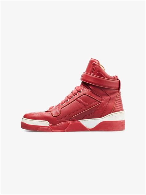 givenchy sneakers red|givenchy high top sneakers.